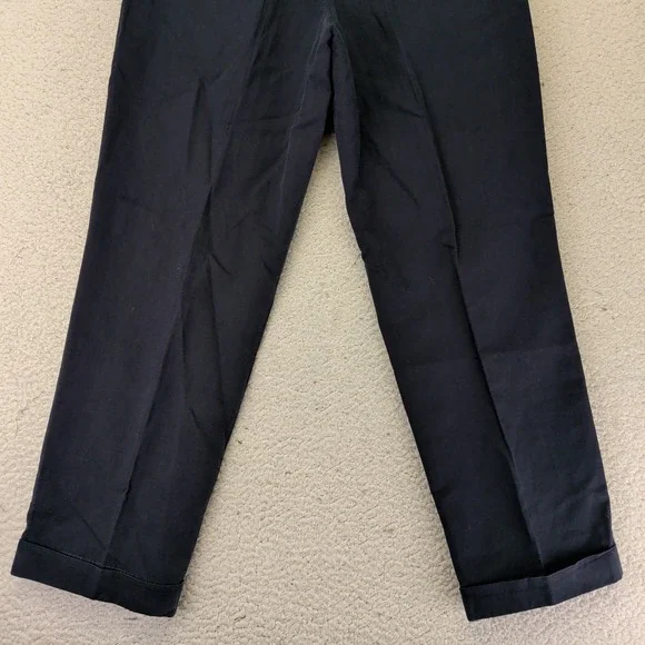 J.Crew Crosby Pleated Cotton Linen Navy Blue Trousers 30x30 CF189 New - Picture 9 of 9